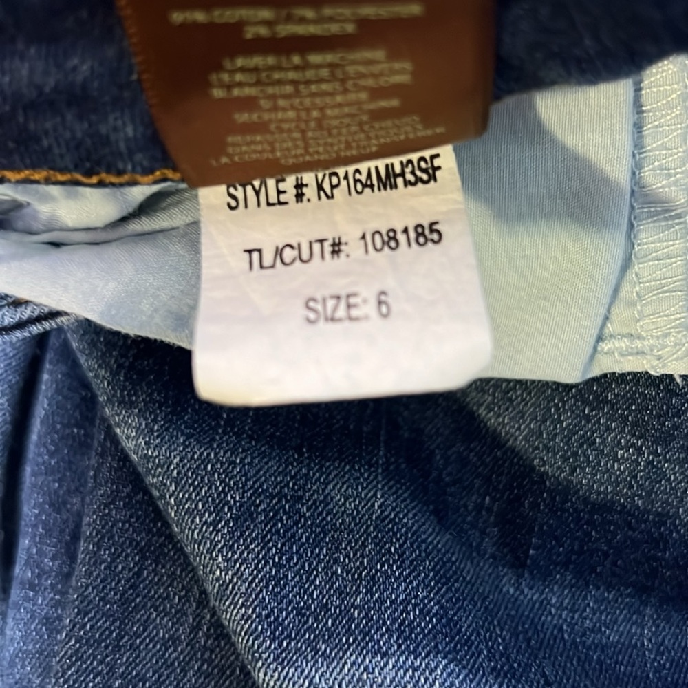 Kut From the Cloth Toothpick Skinny Blue Jean - SZ: 6 - Picture 5 of 7